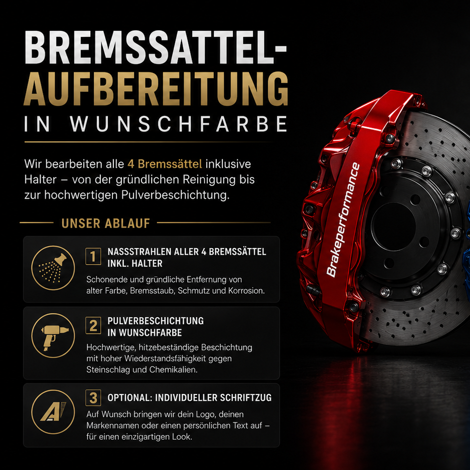Bremssattel Individuell gestallten Vorderachse